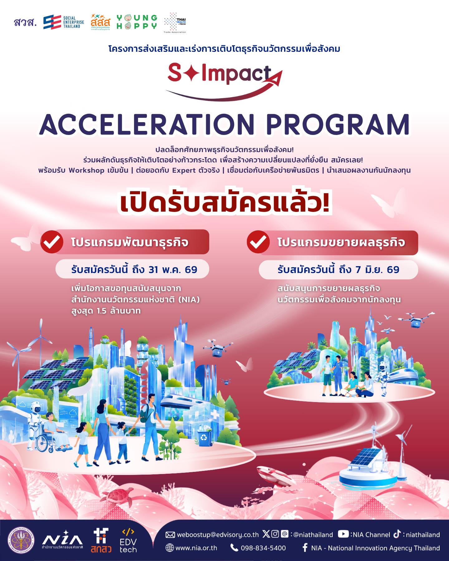 S.IMPACT acceleration programme poster