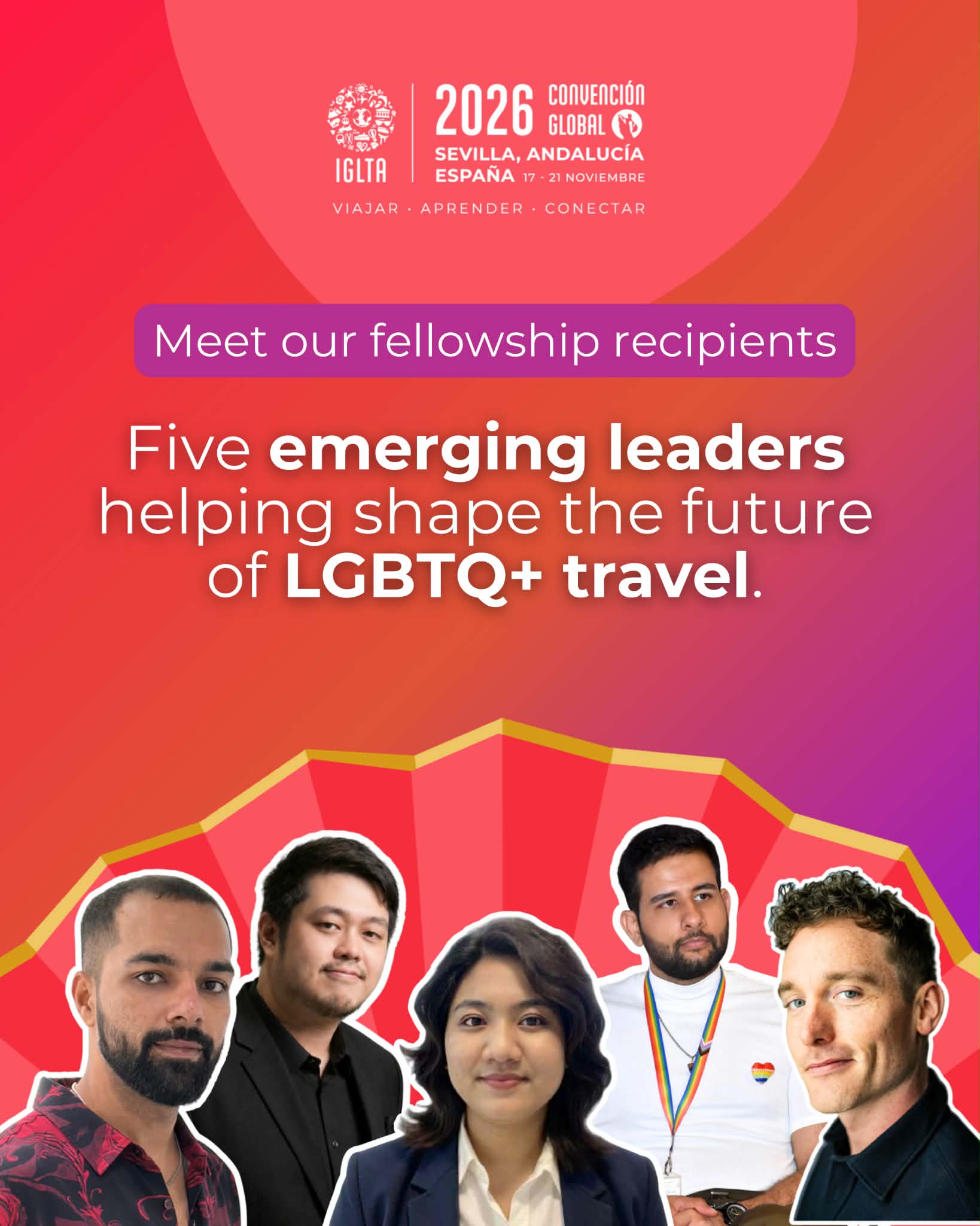 ผู้นำรุ่นใหม่ 5 คนที่ได้รับคัดเลือกสำหรับ IGLTA Foundation Fellowship ปี 2026