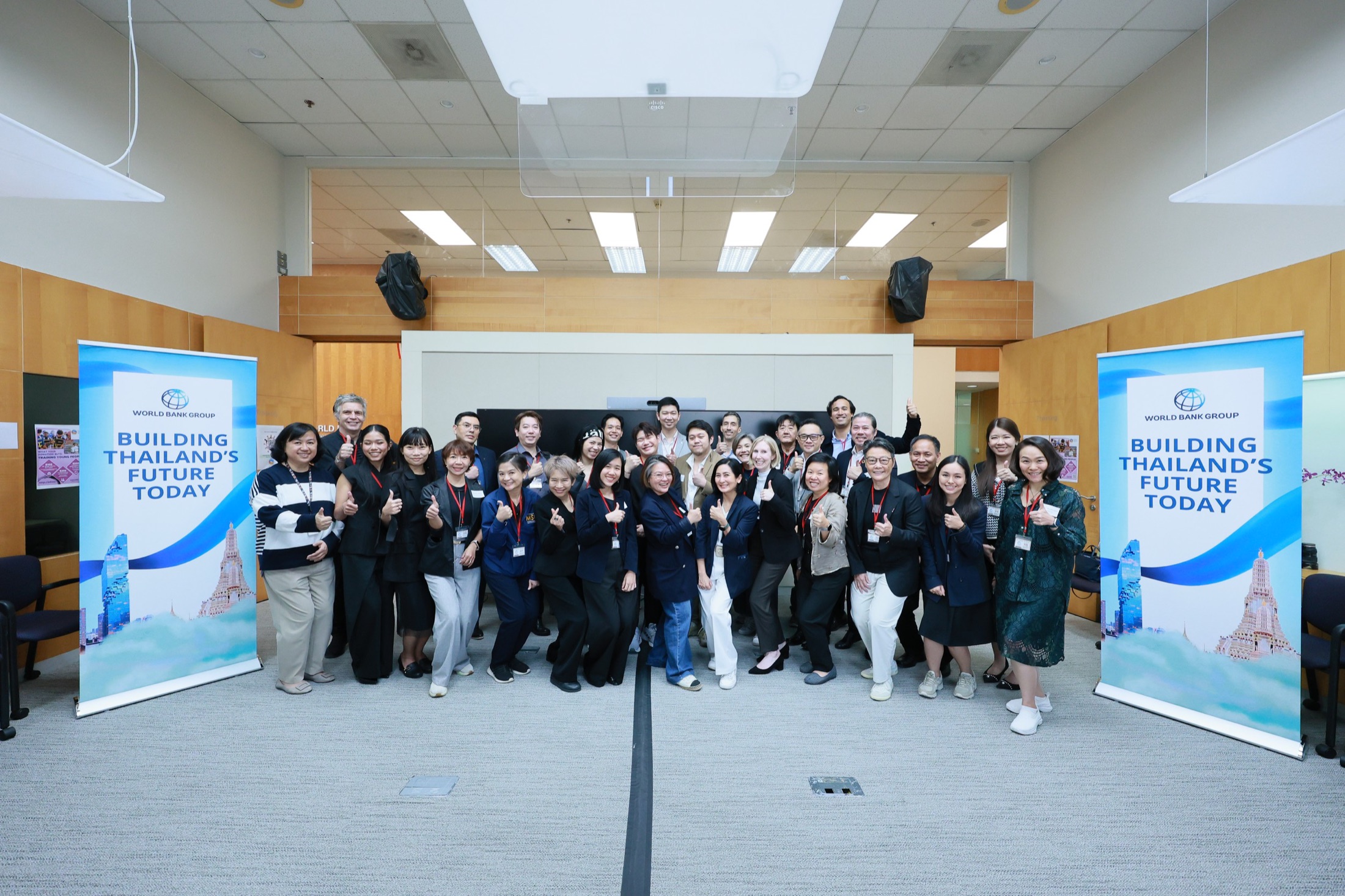 Participants exploring sustainable tourism and wellness futures